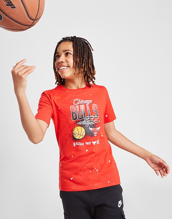 Nike NBA Chicago Bulls Spellout T-Shirt Junior
